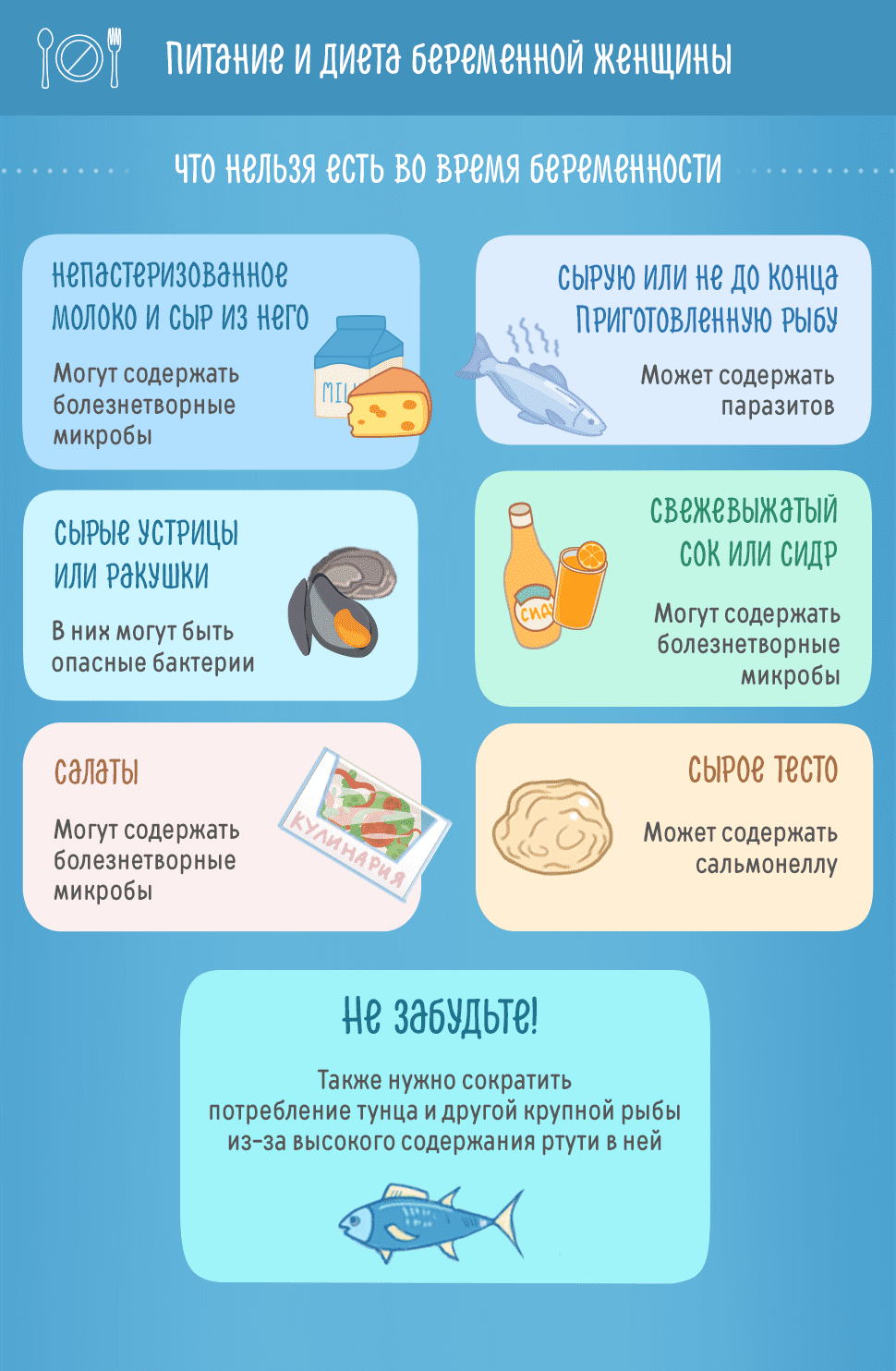 რა არ შეიძლება მიირთვათ ორსულობის დროს?